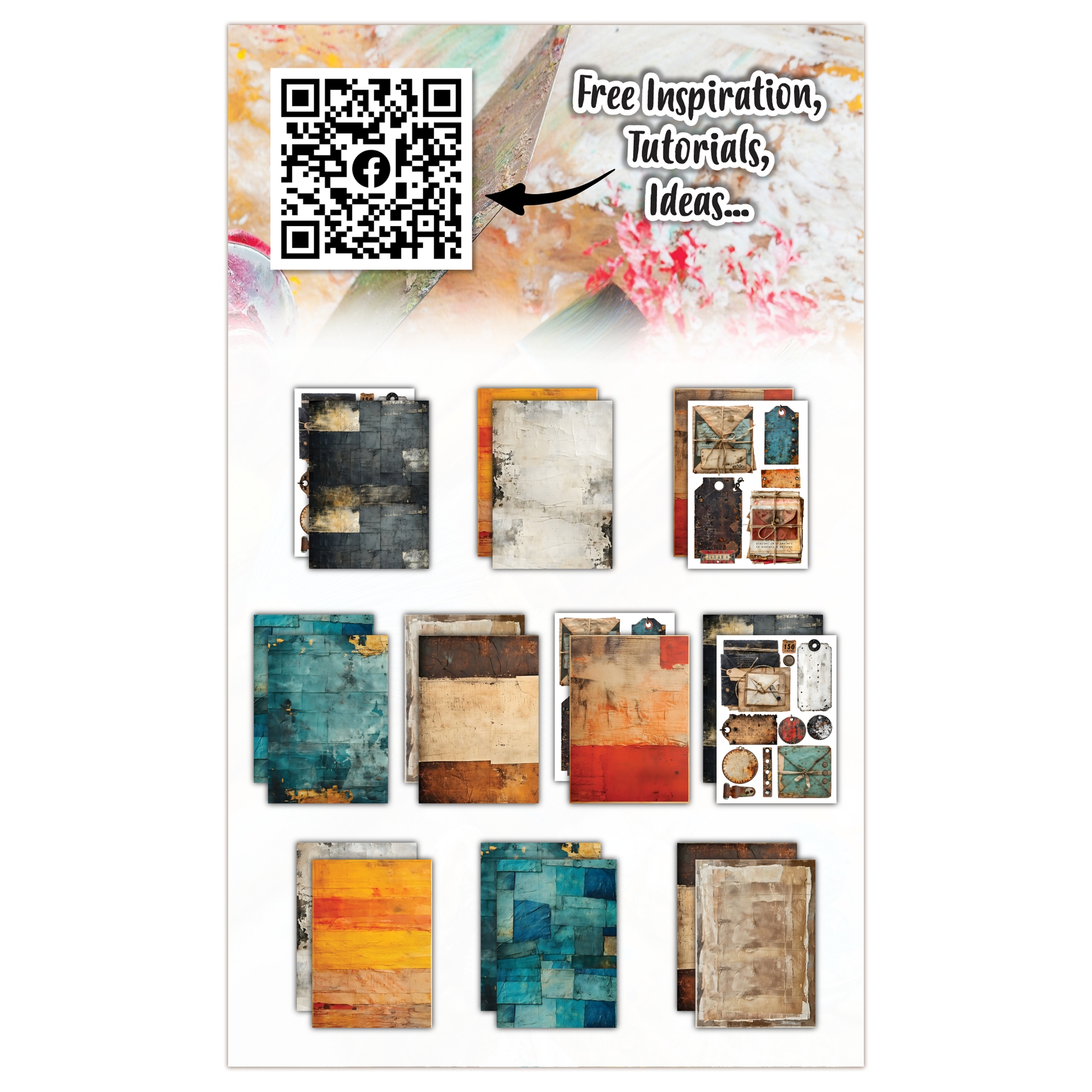 #11 Rusty Rhythms A6 Design Paper
