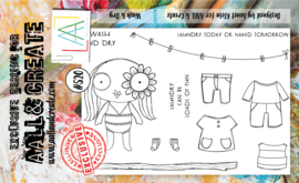 #0520 Wash & Dry A6 Clear Stamp Set