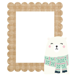 Winter Wonder Chipboard Frames