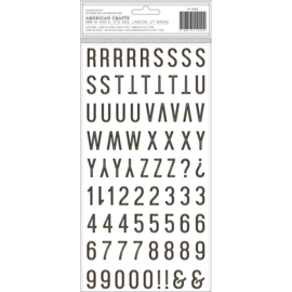 5th & Monaco Avenue Alpha Thickers Stickers