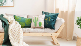 Textile Stencil Cactus