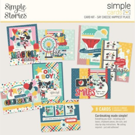 Say Cheese Happiest Place Simple Cards Card Kit