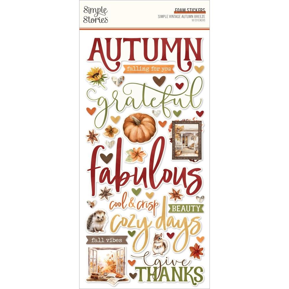 Autumn Breeze Foam Stickers