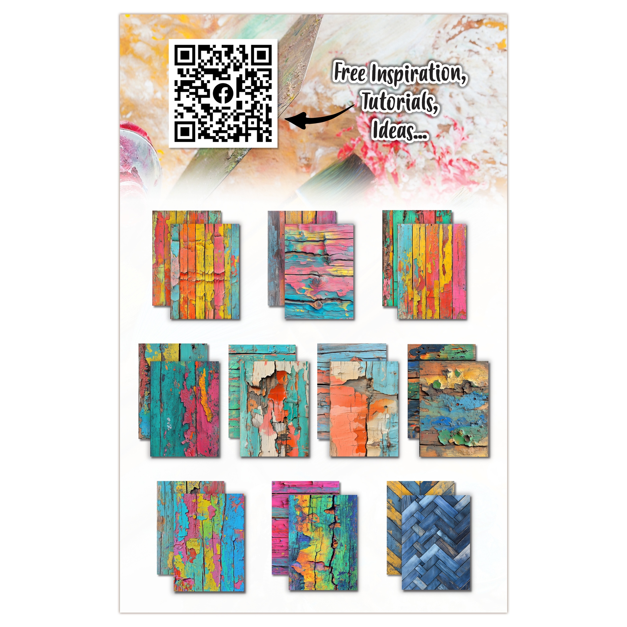 #22 Bohemian Boards A4 Design Paper