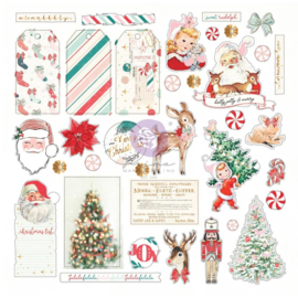 Candy Cane Lane Cardstock Ephemera