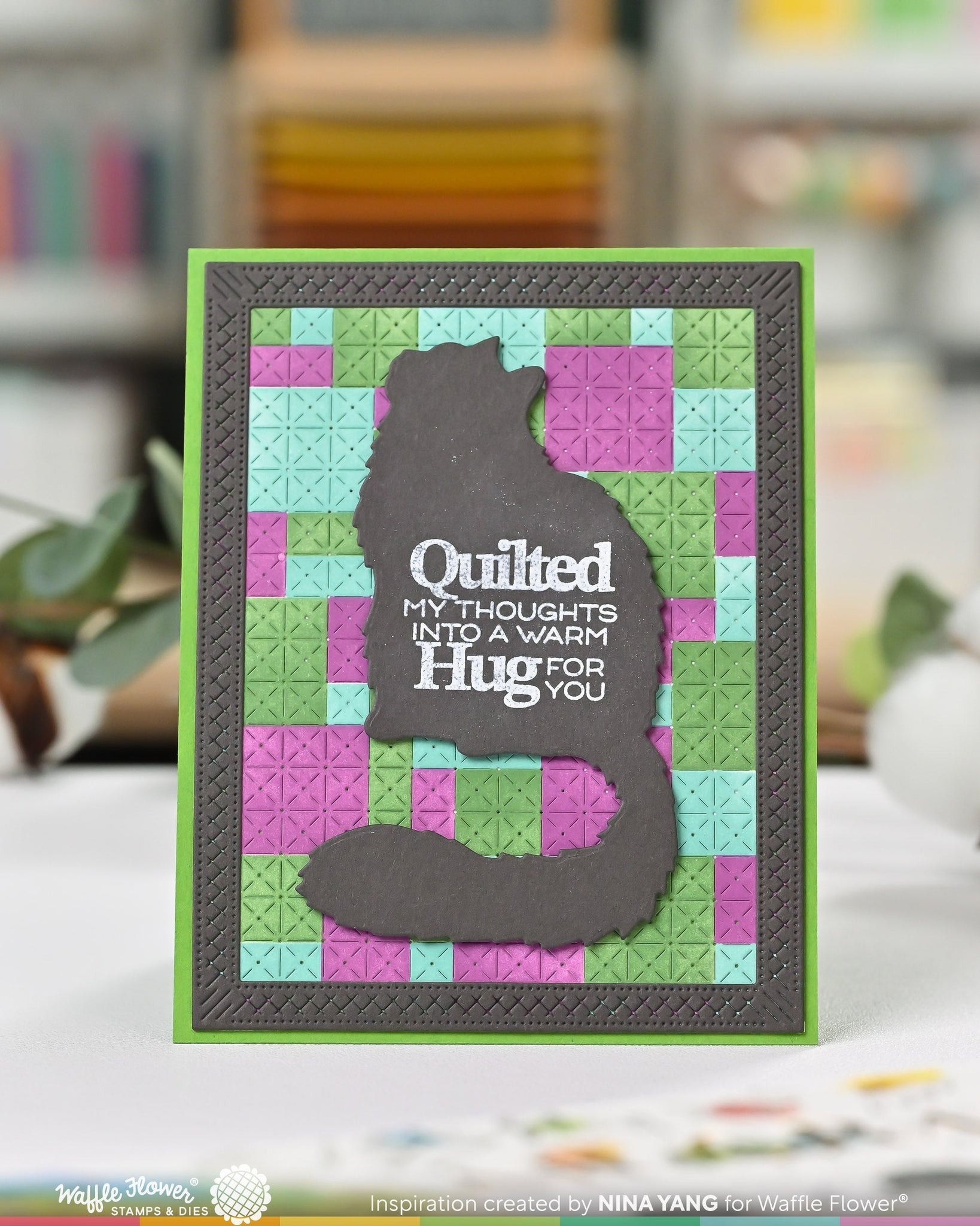 Quilted Hug Sentiments Stamp Set