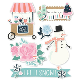 Winter Wonder Layered Chipboard Die-Cuts
