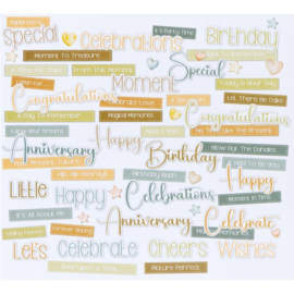 Little Celebrations Chipboard Set
