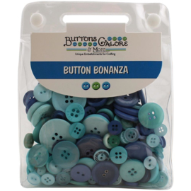 Button Bonanza Ocean Blue