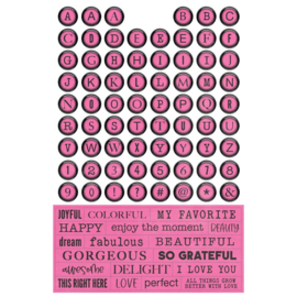 Color Palette Letters & Labels