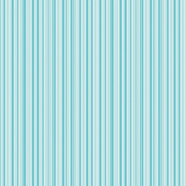 Patterned single-sided teal stripe