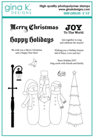 Snow Carolers Stamps