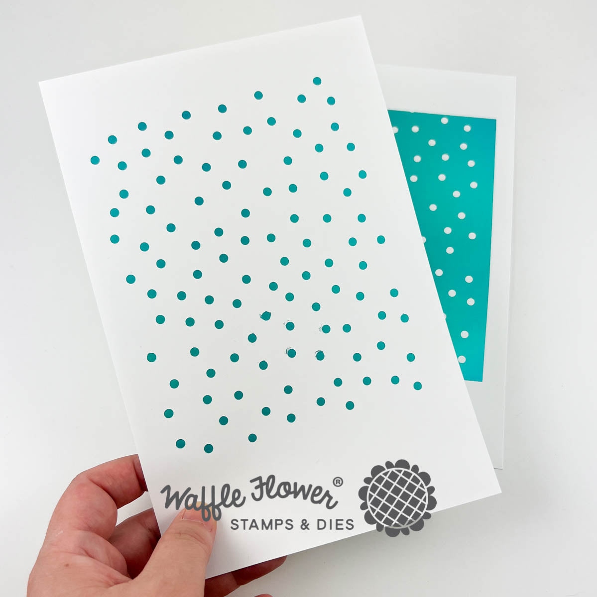 Random Dots Foil Plate