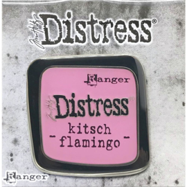 Kitsch Flamingo Distress Enamel Collector Pin