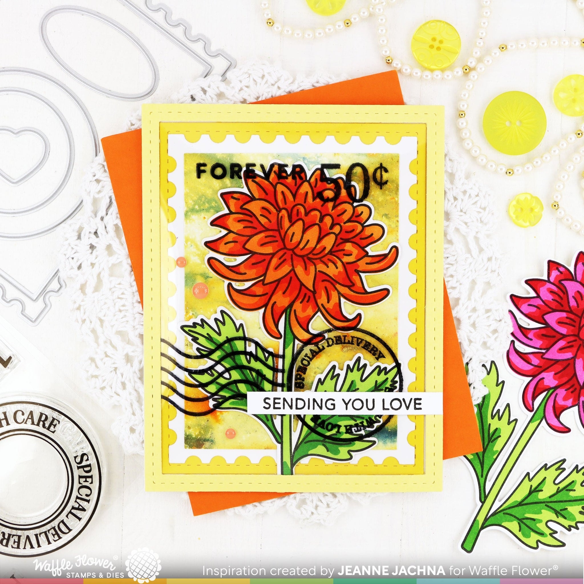 Sketched Chrysanthemum Stamp Set