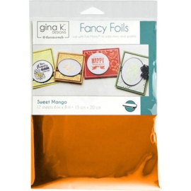 Sweet Mango Fancy Foils 6" x 8"
