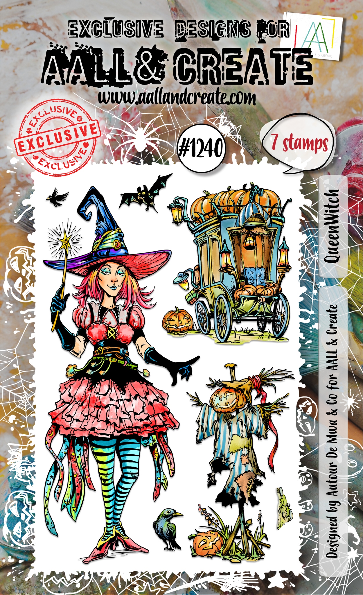 #1240 QueenWitch A6 Stamp Set