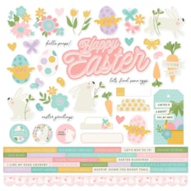 Hoppy Easter Cardstock Stickers