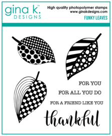 Funky Leaves Stamps