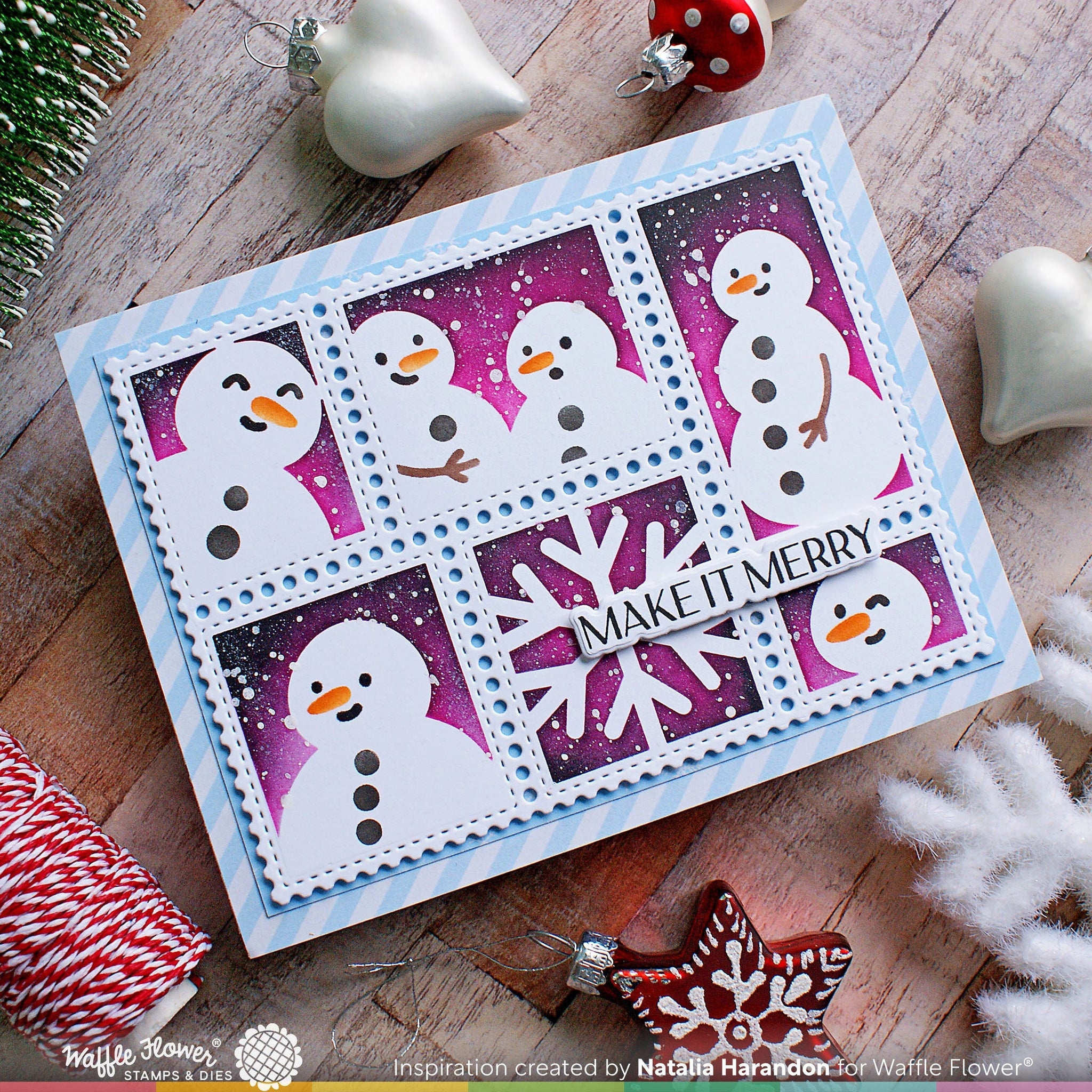 Elegant Christmas 2 Stamp Set