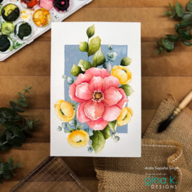 Happy Flowers Stamps