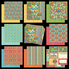 Bohemian Bazaar Paper Pad  12x12 Inch