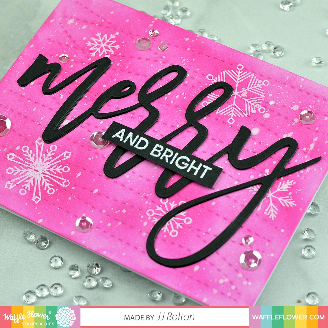 Oversized Merry Stamp Set