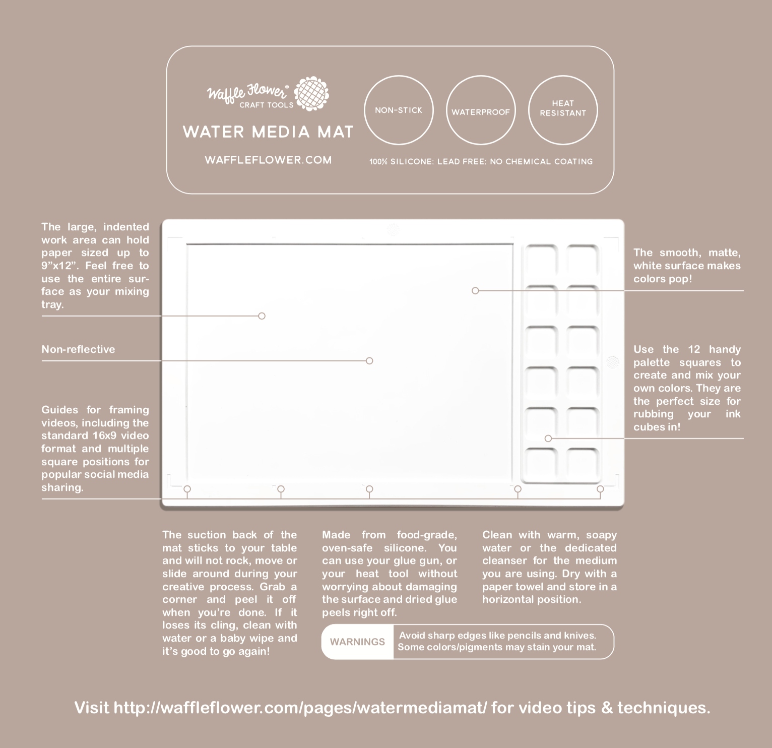 Water Media Mat