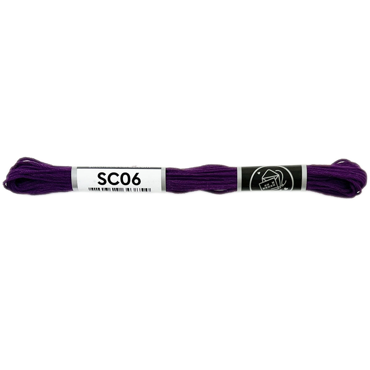 SC06 Embroidery Floss - Very Dark Purple 5/pk