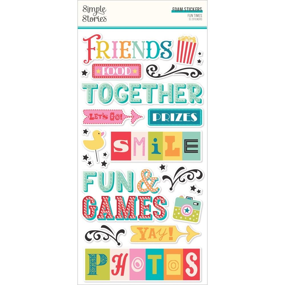 Fun Times Foam Stickers