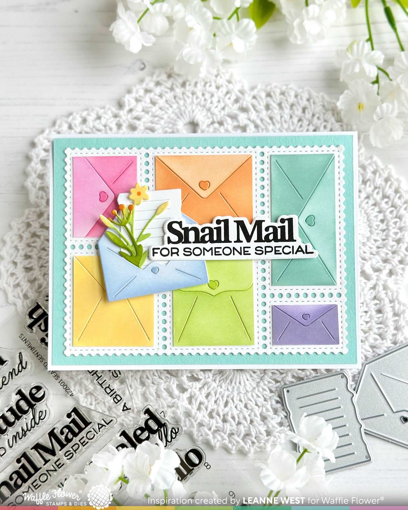 Postage Collage Envelope Die