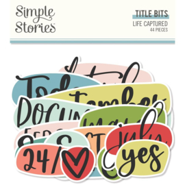 Life Captured Bits & Pieces Die-Cuts Title