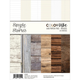 Color Vibe Woods Paper Pad 6"X8"