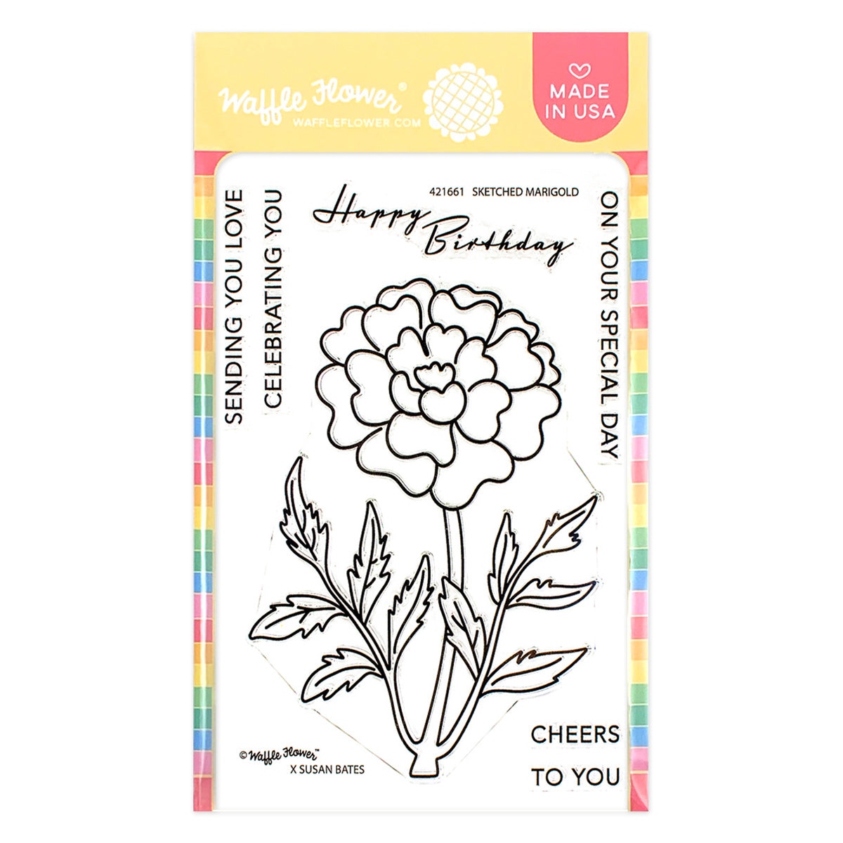 Sketched Marigold Stamp Set