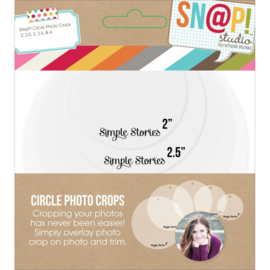 Circle Photo Crops 5/Pkg