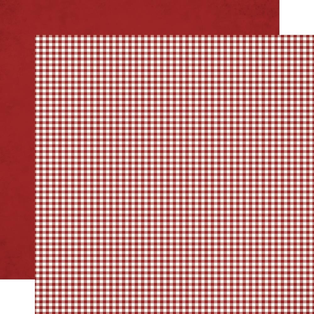 Autumn Breeze Garnet Gingham