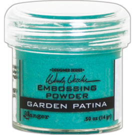 Embossing Powder Garden Patina