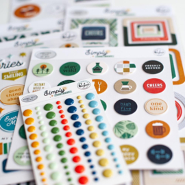 Simply The Best Enamel Dot Stickers