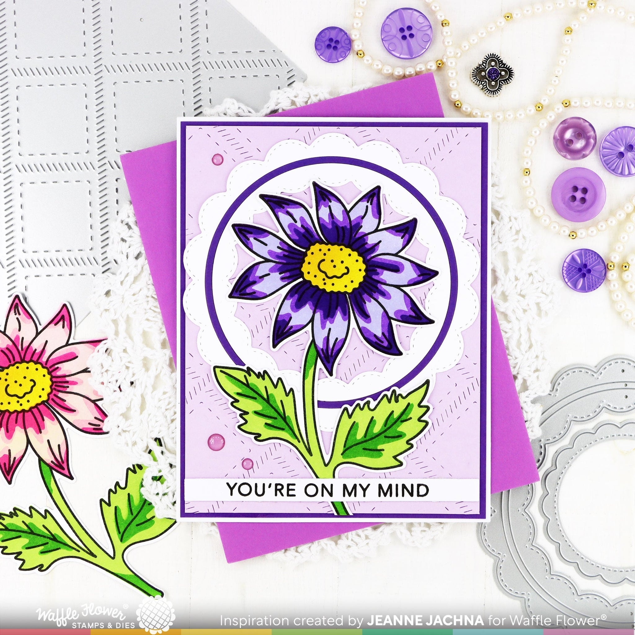 Sketched Aster Stamp Set