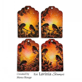 LAV928 Small Robins Stamp