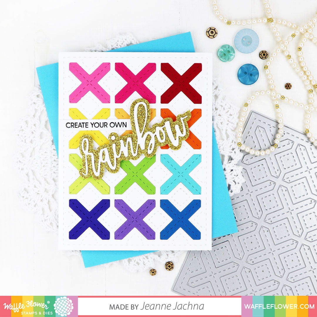 Quilt Cross Panel Die