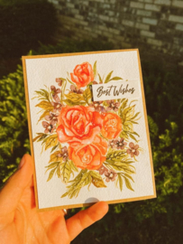 Antique Roses Stamps