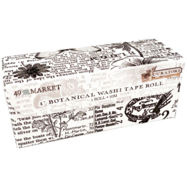 Curators Washi Tape Roll Botanical