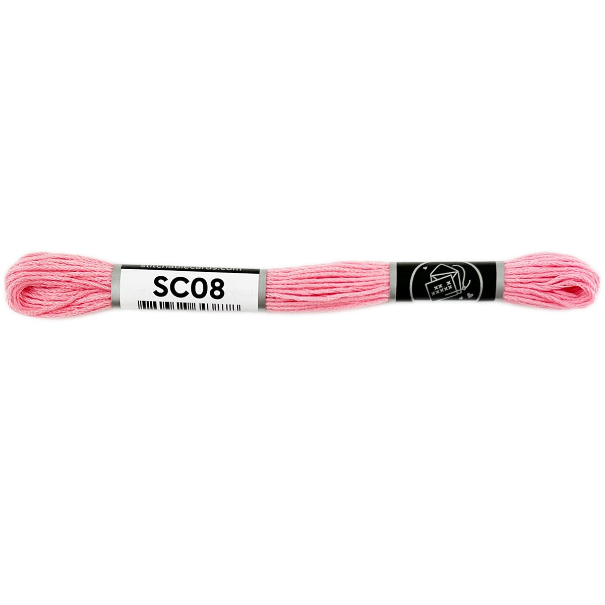 SC08 Embroidery Floss - Mid Rose Pink 5/pk
