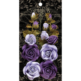 Rose Bouquet Collection French Lilac & Purple Royalty