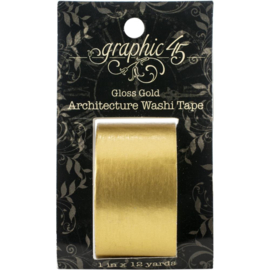 Gloss Gold Architecture Washi Tape