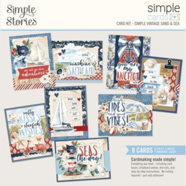 Vintage Sand & Sea Simple Cards Card Kit