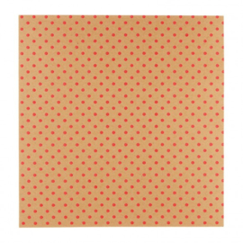 Patterned single-sided 12x12" red 3D dot
