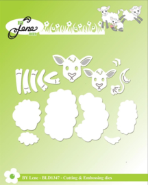 Cutting & Embossing Dies Sheep Family