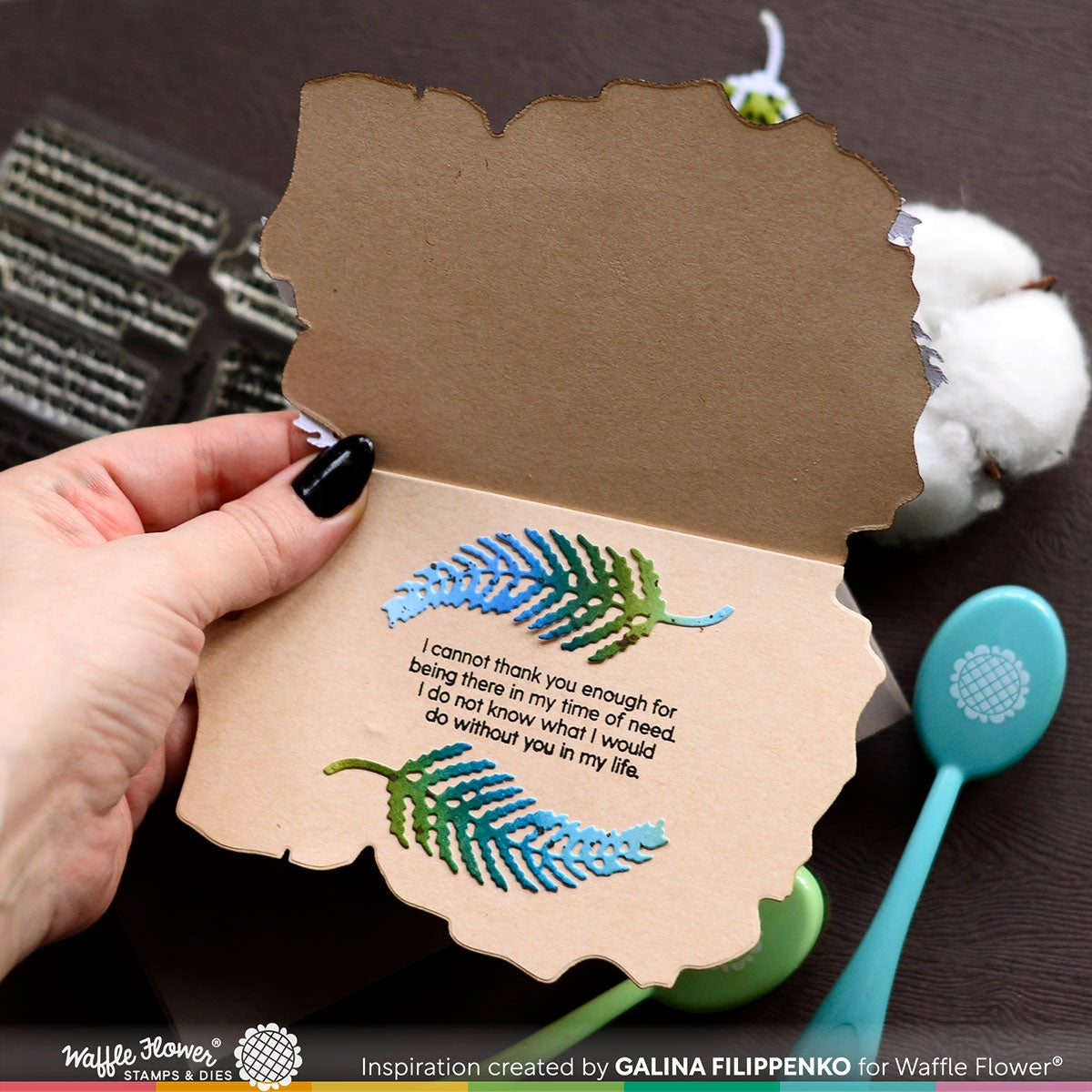 Inside Sentiments Thank You Stamp Set